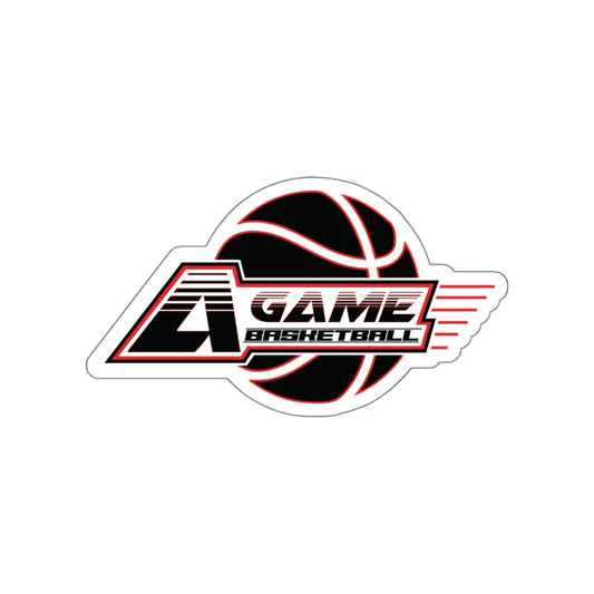 A Game Basketball Die-Cut Sticker