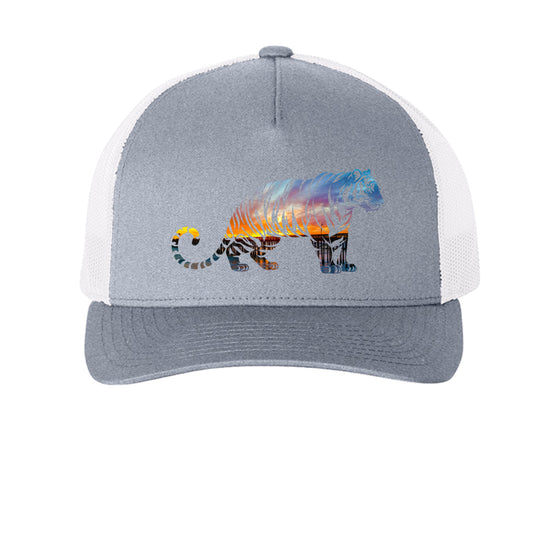 Heather/ White - FRONT