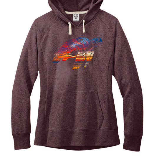 Maroon Heather - FRONT