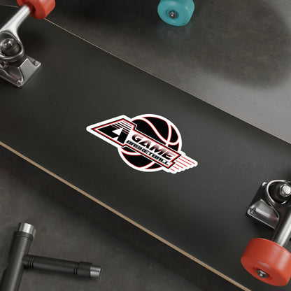 A Game Basketball Die-Cut Sticker