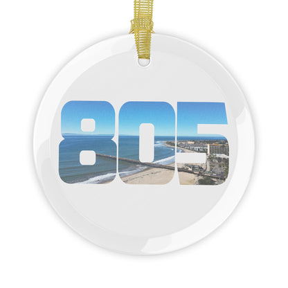 805 Blue Skies Glass Ornaments