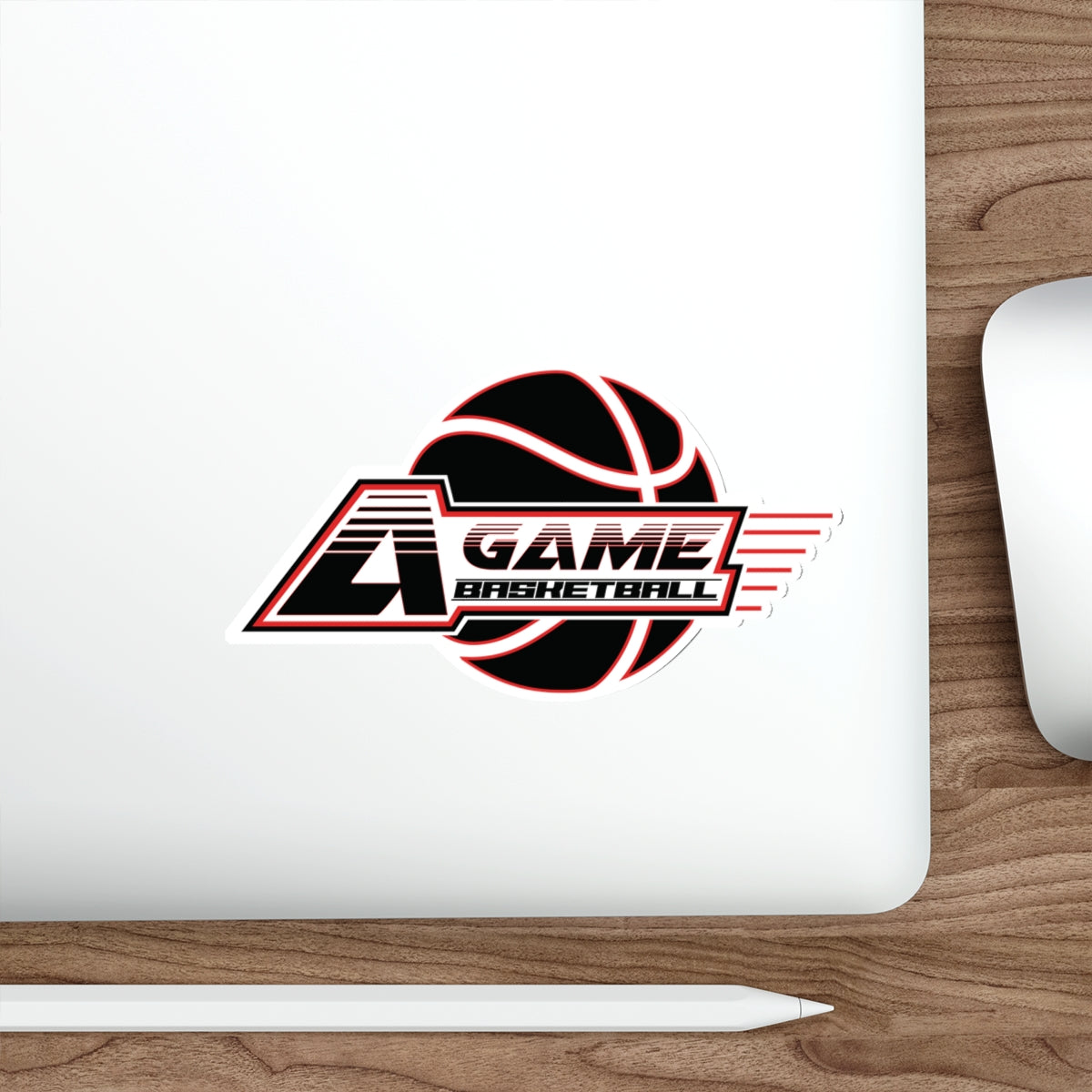 A Game Basketball Die-Cut Sticker