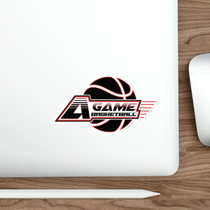 A Game Basketball Die-Cut Sticker