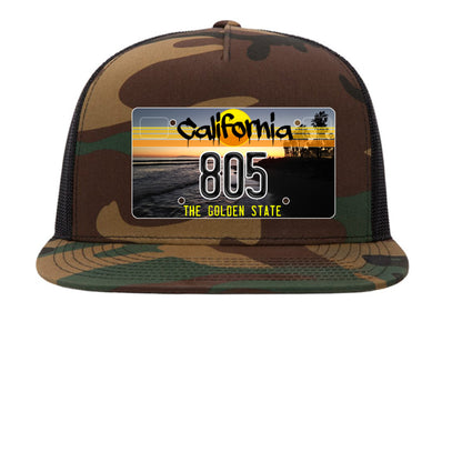 Green Camo/ Black - FRONT