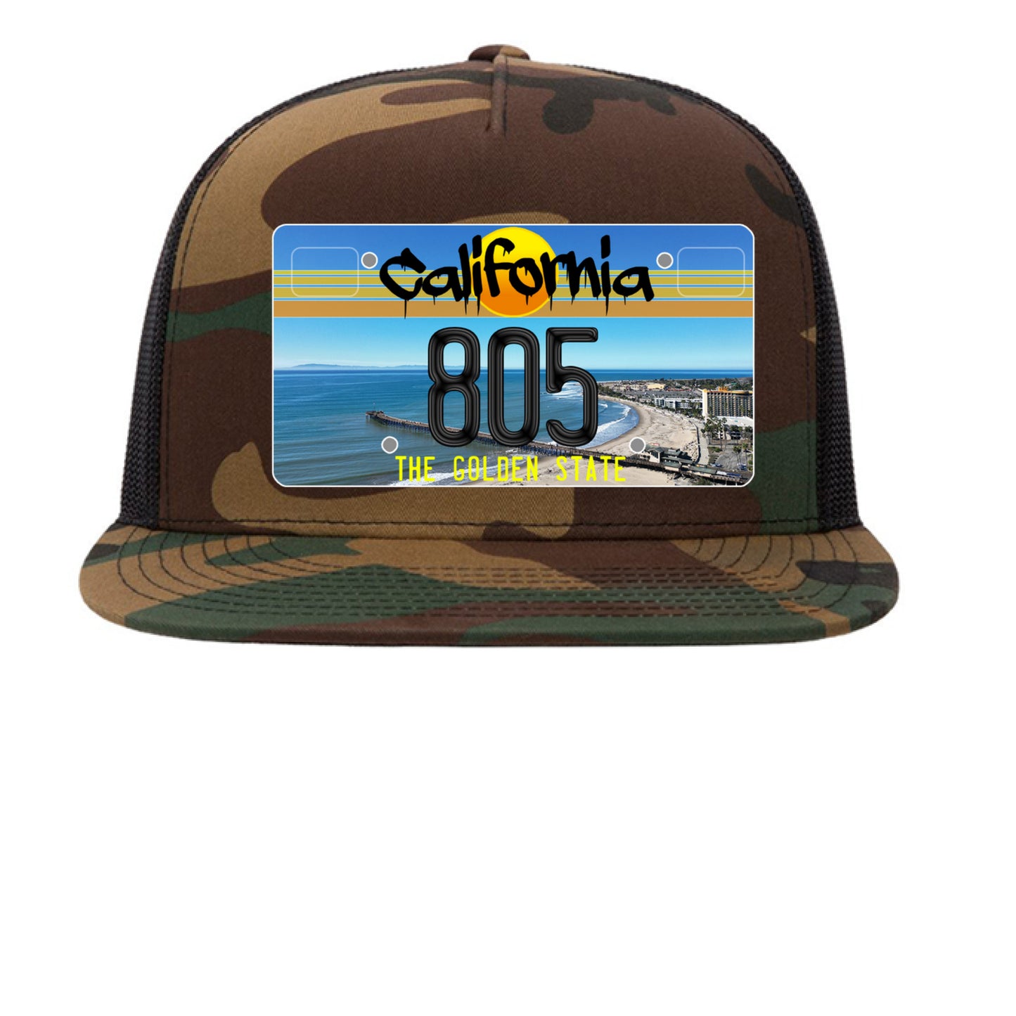 Green Camo/ Black - FRONT