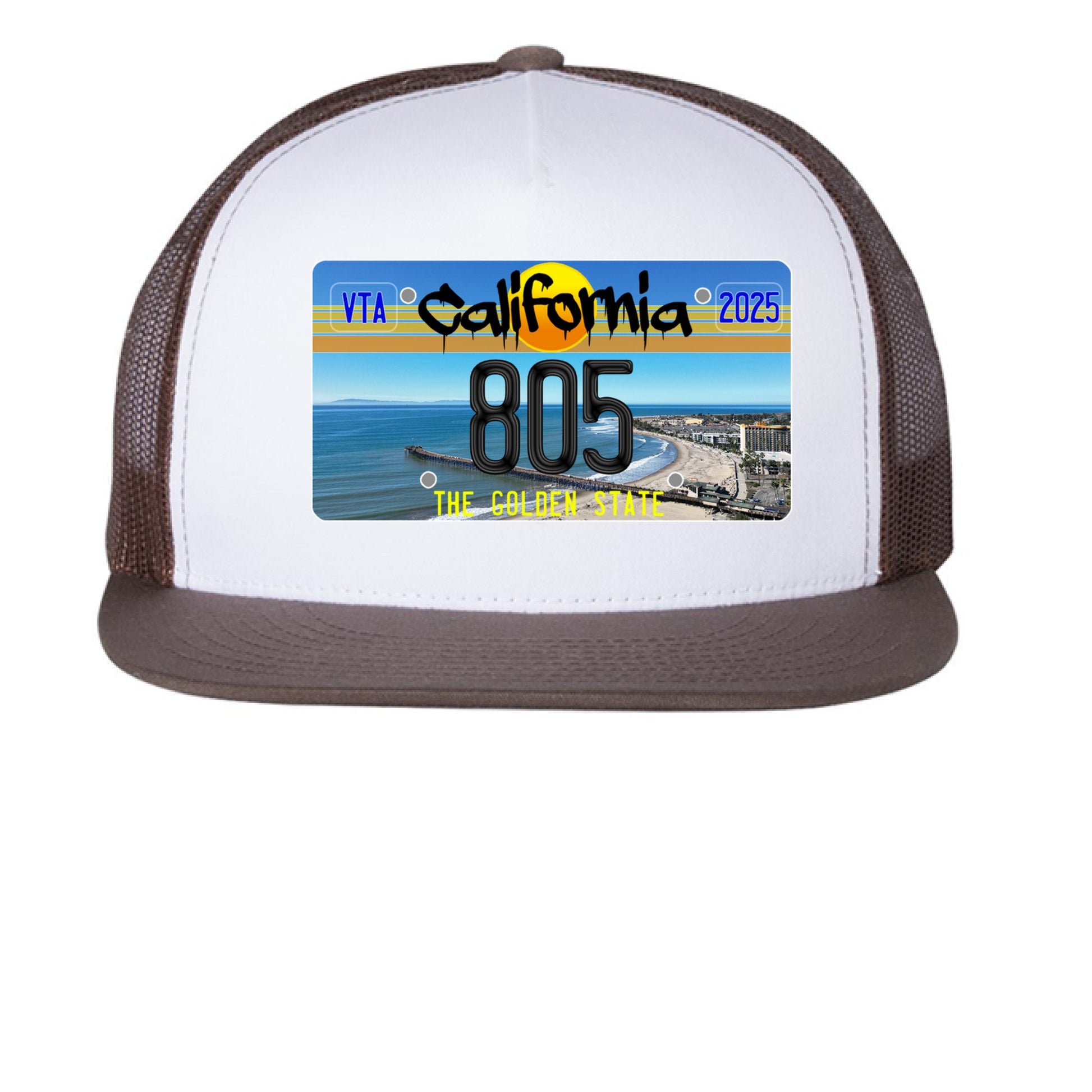 Brown/ White/ Brown - FRONT