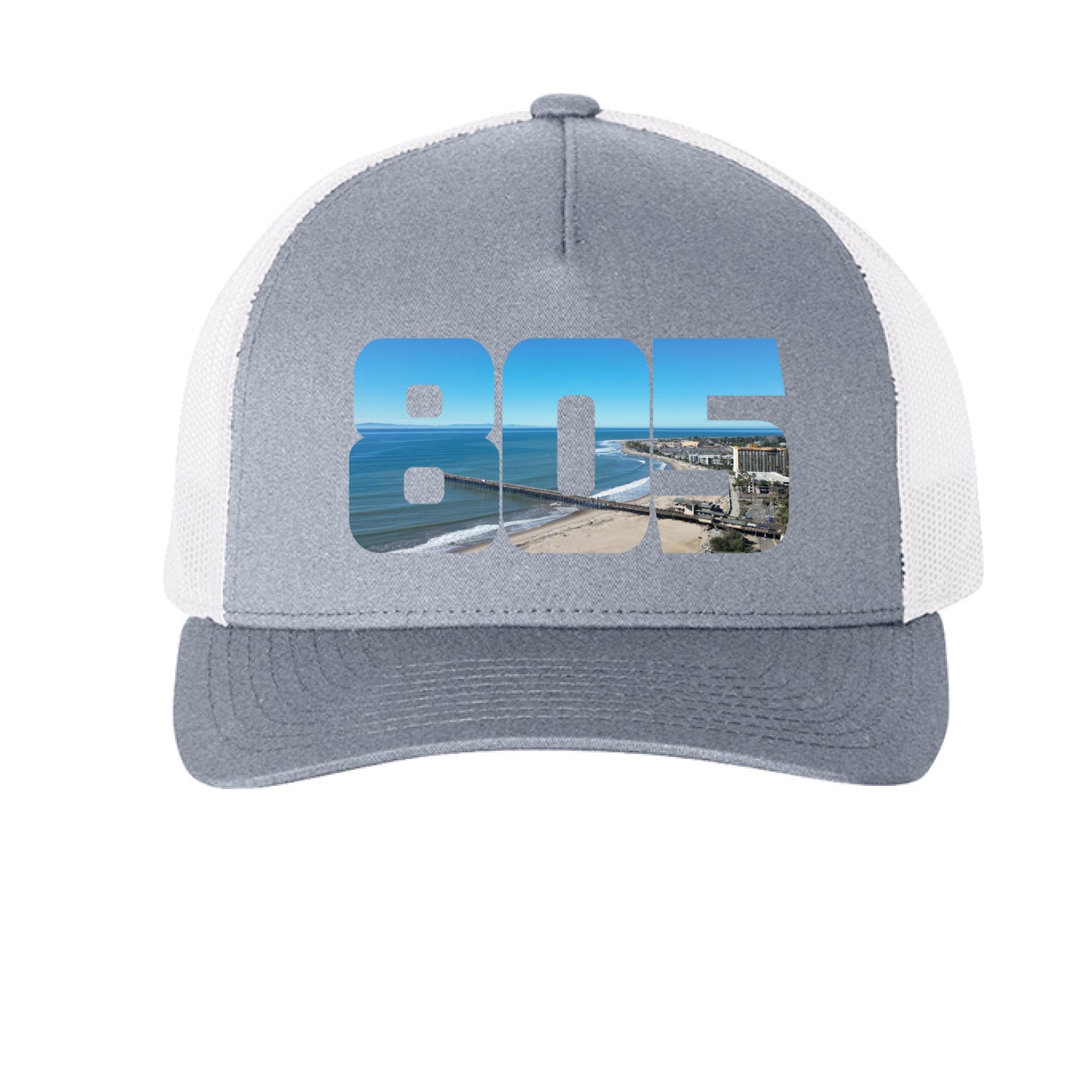 Heather/ White - FRONT