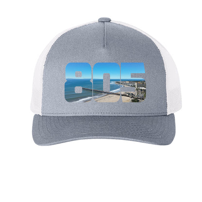 Heather/ White - FRONT