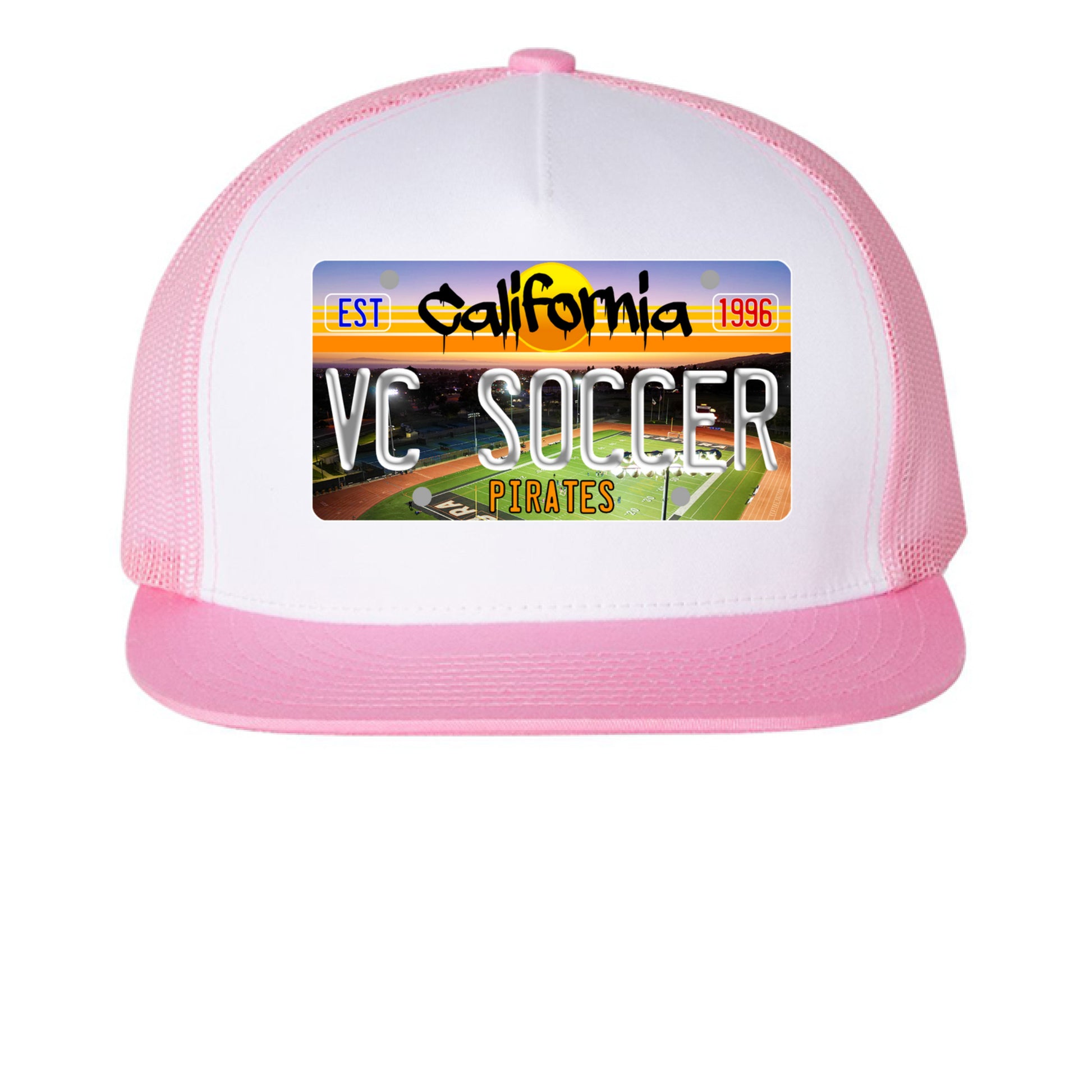 Pink/ White/ Pink - FRONT