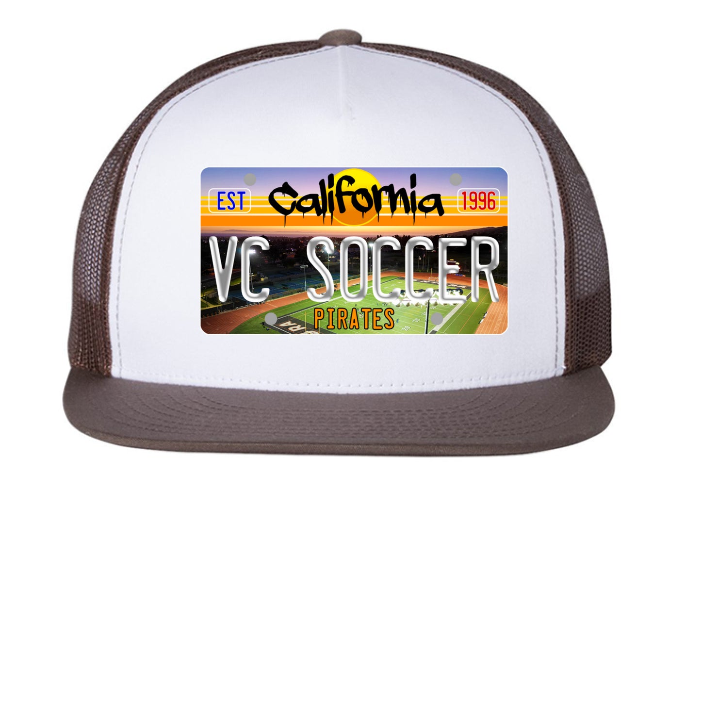 Brown/ White/ Brown - FRONT