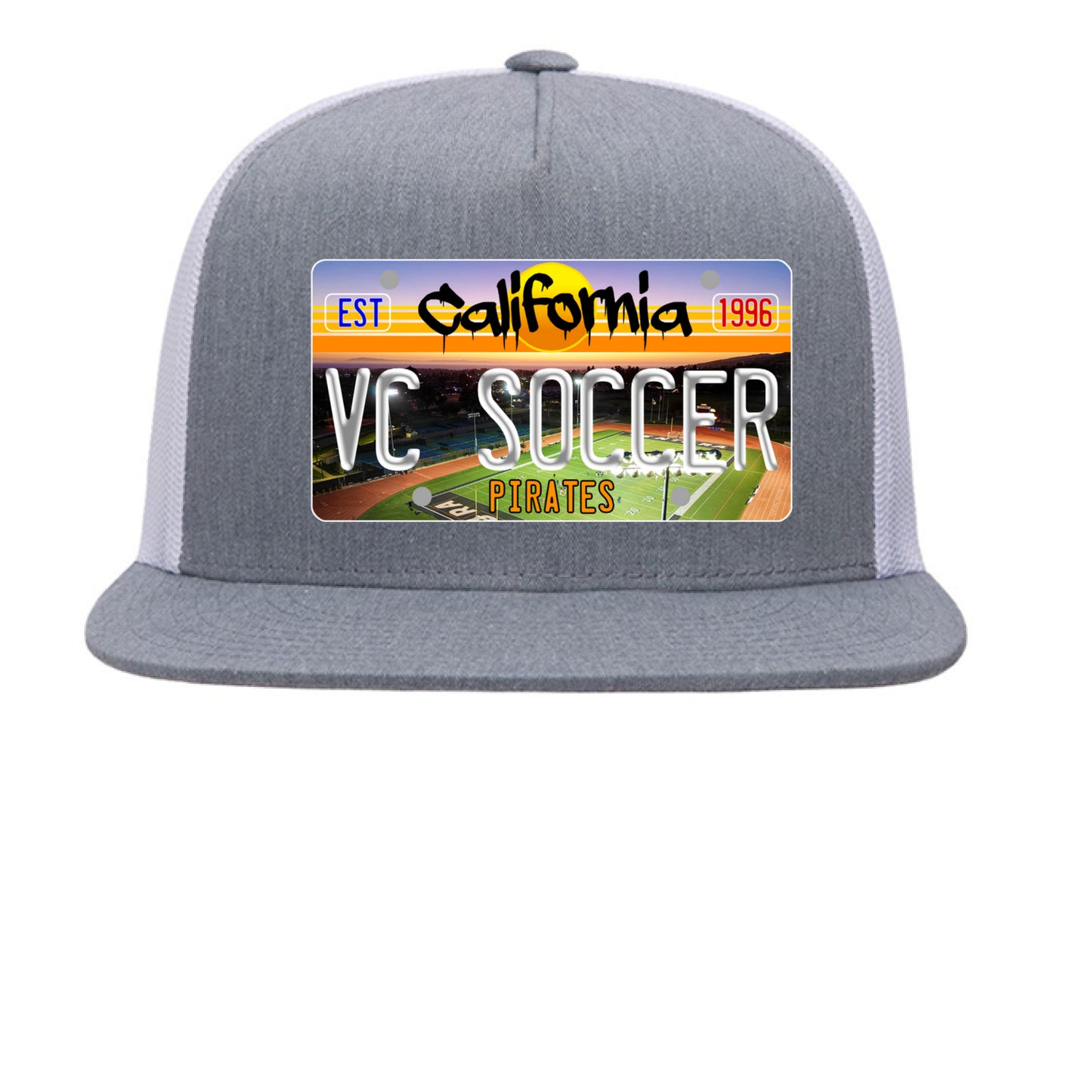 Heather/ White - FRONT