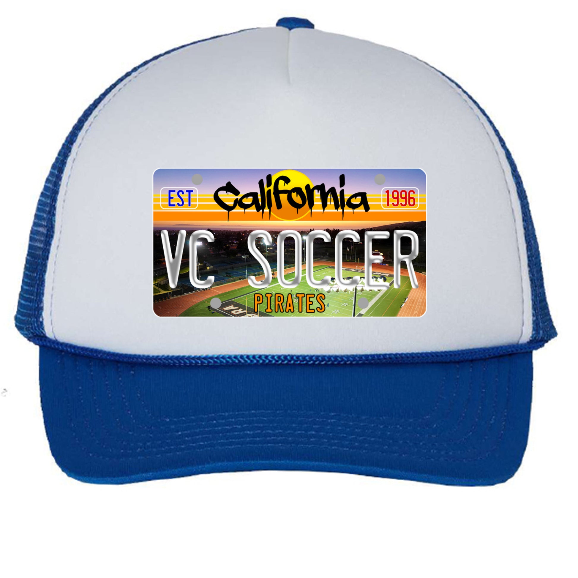 White/ Royal - FRONT