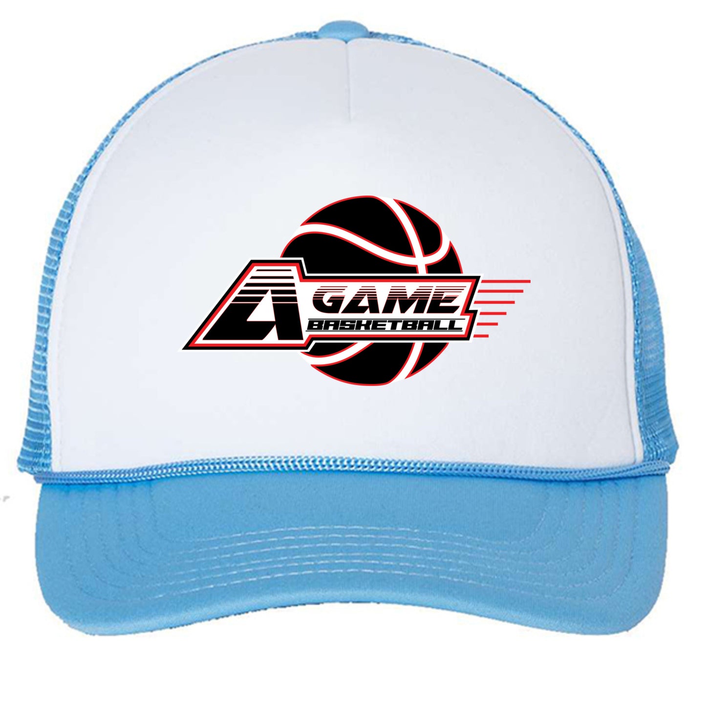 White/ Baby Blue - FRONT