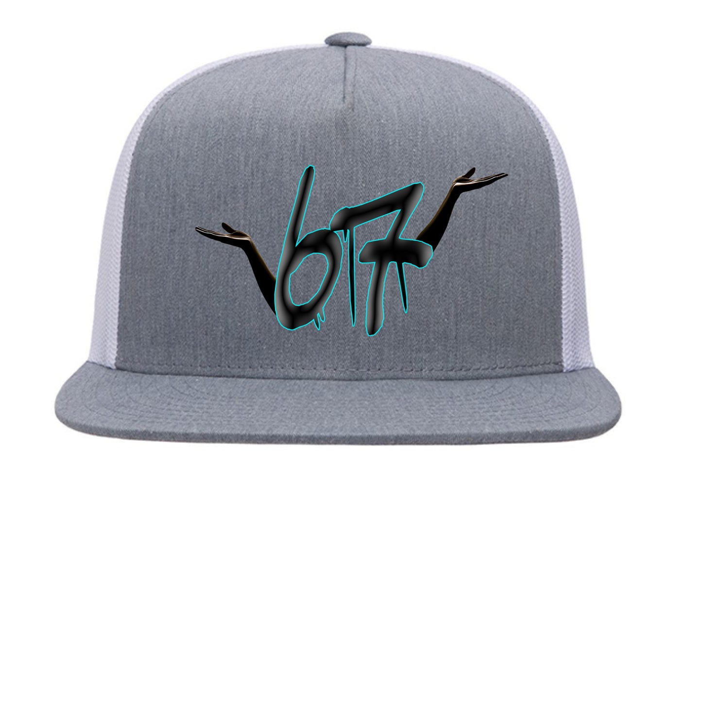 Heather/ White - FRONT