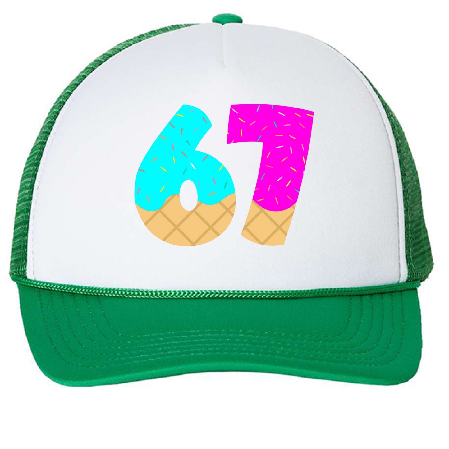 White/ Kelly - FRONT