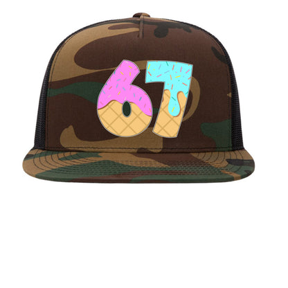 Green Camo/ Black - FRONT