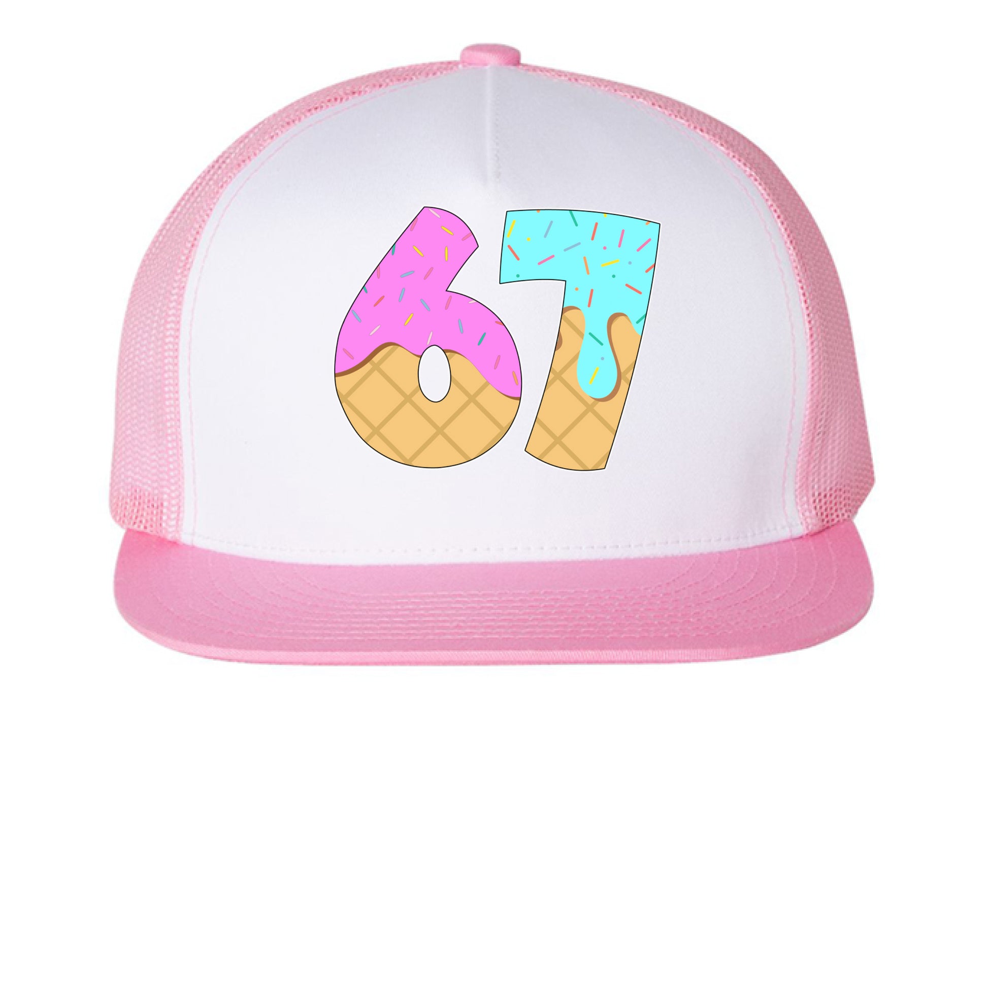 Pink/ White/ Pink - FRONT