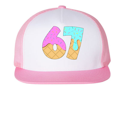 Pink/ White/ Pink - FRONT