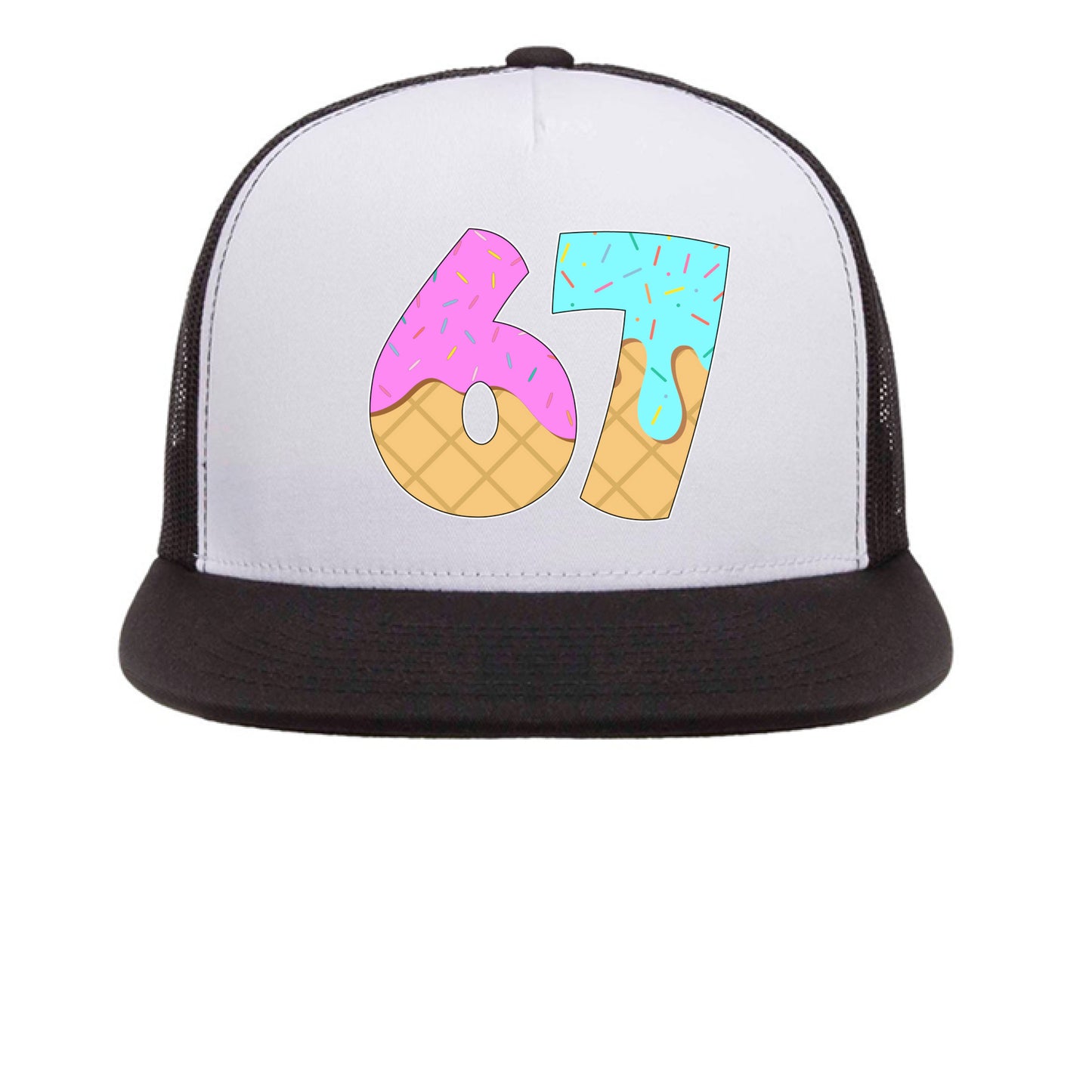 Black/ White/ Black - FRONT