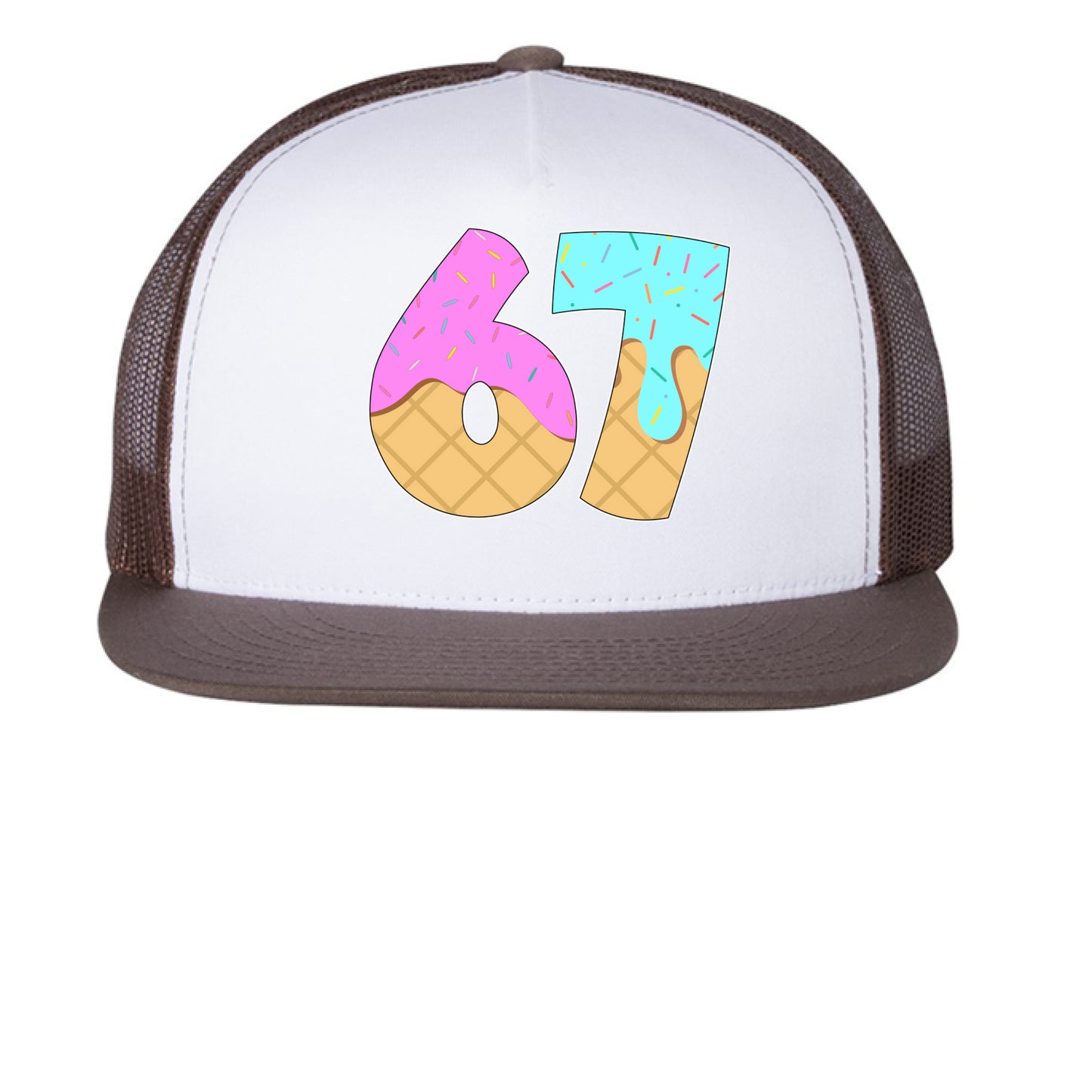 Brown/ White/ Brown - FRONT