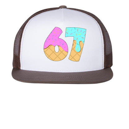 Brown/ White/ Brown - FRONT