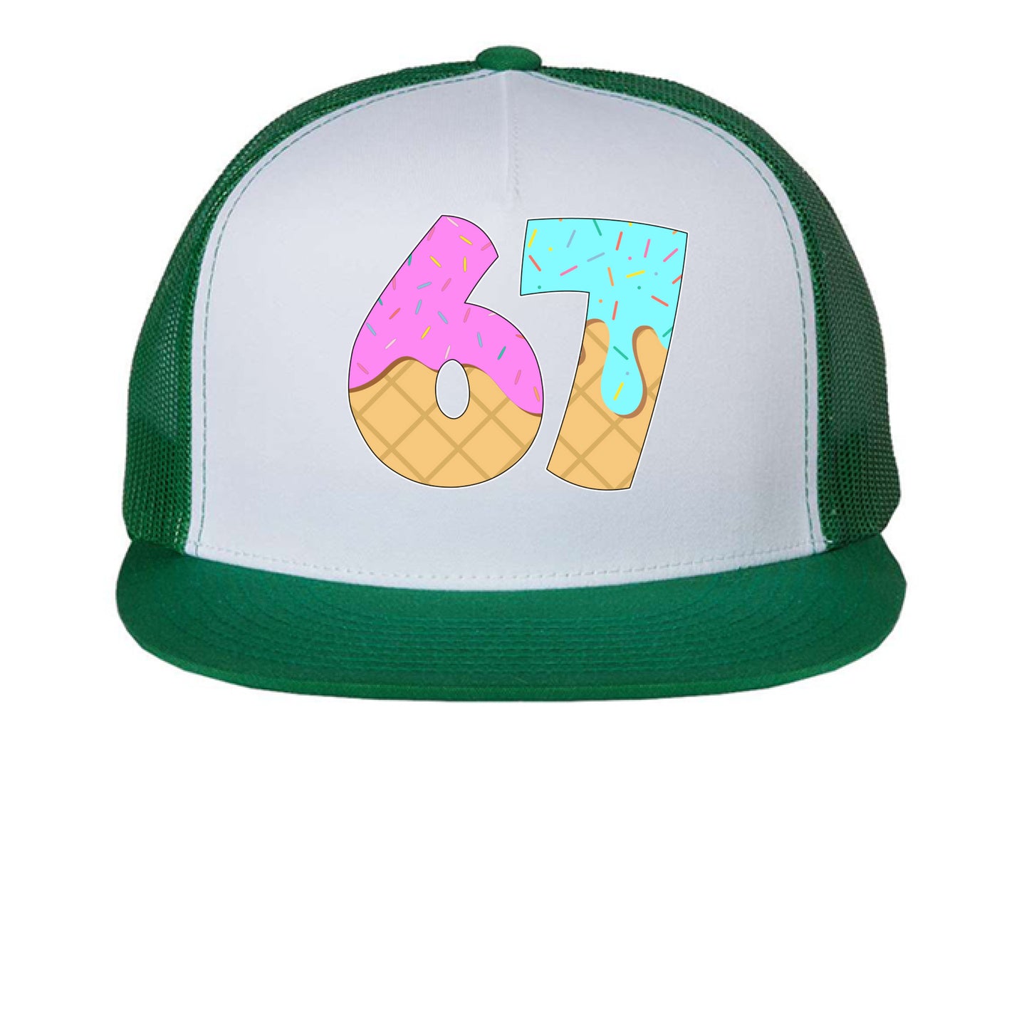 Kelly/ White/ Kelly - FRONT