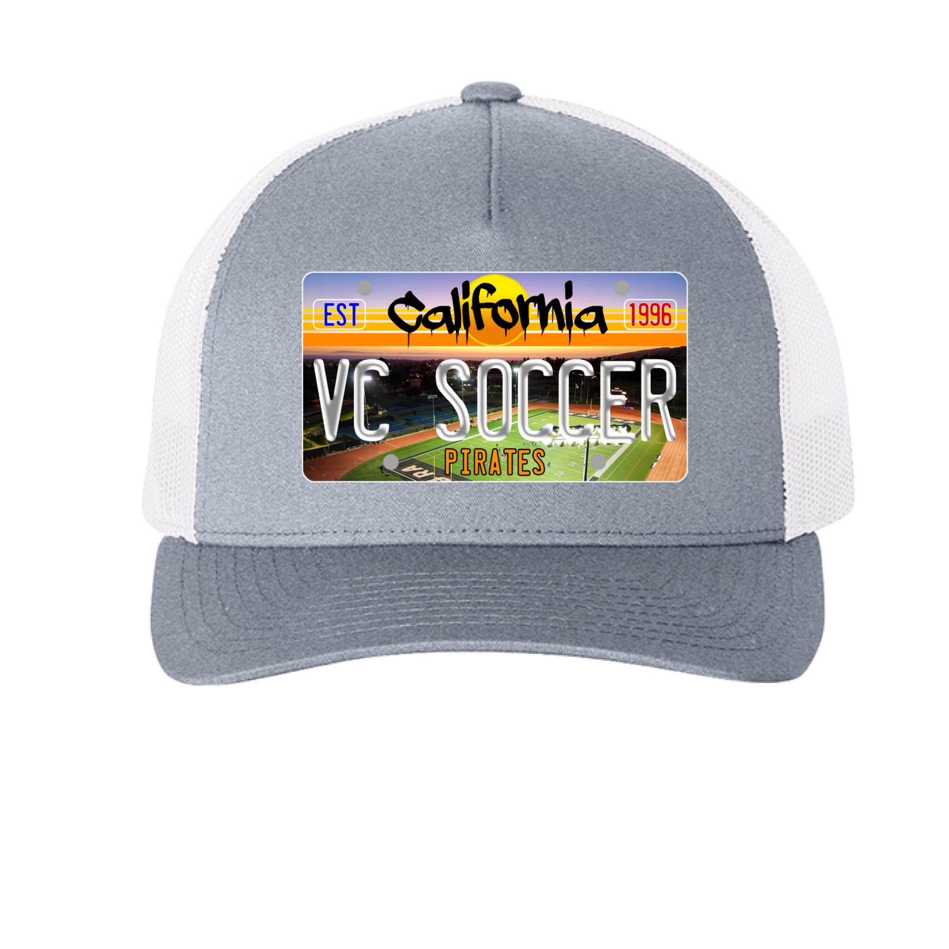 Heather/ White - FRONT