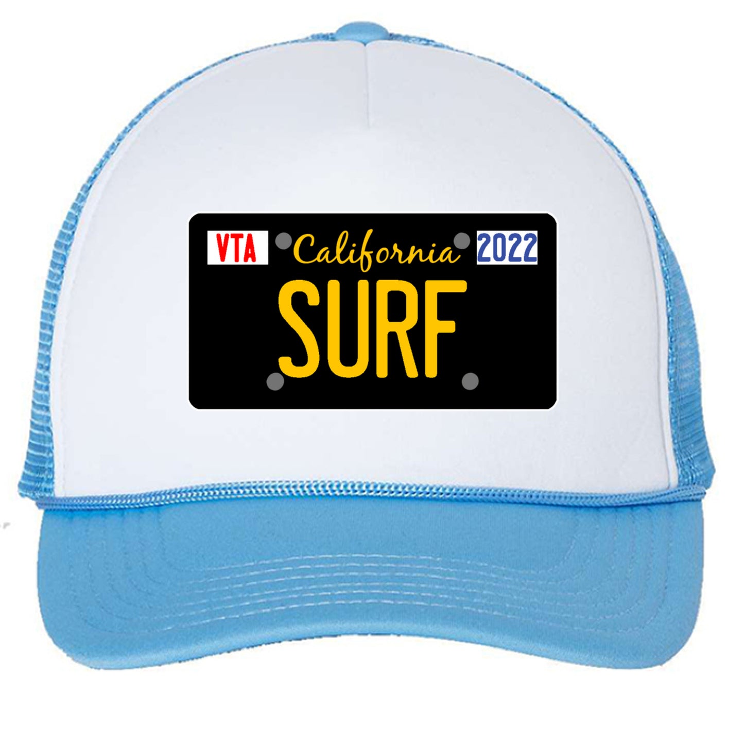 White/ Baby Blue - FRONT