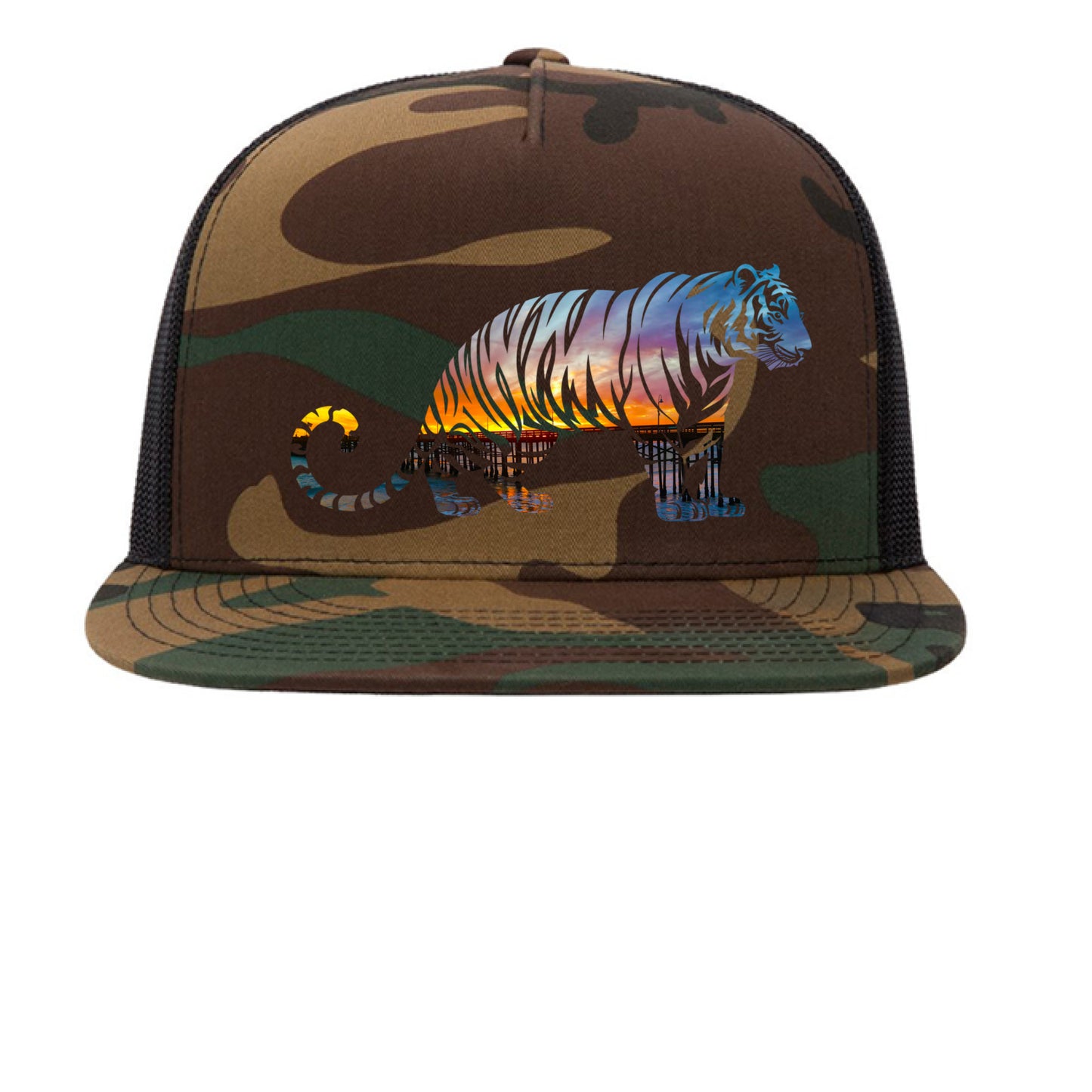 Green Camo/ Black - FRONT