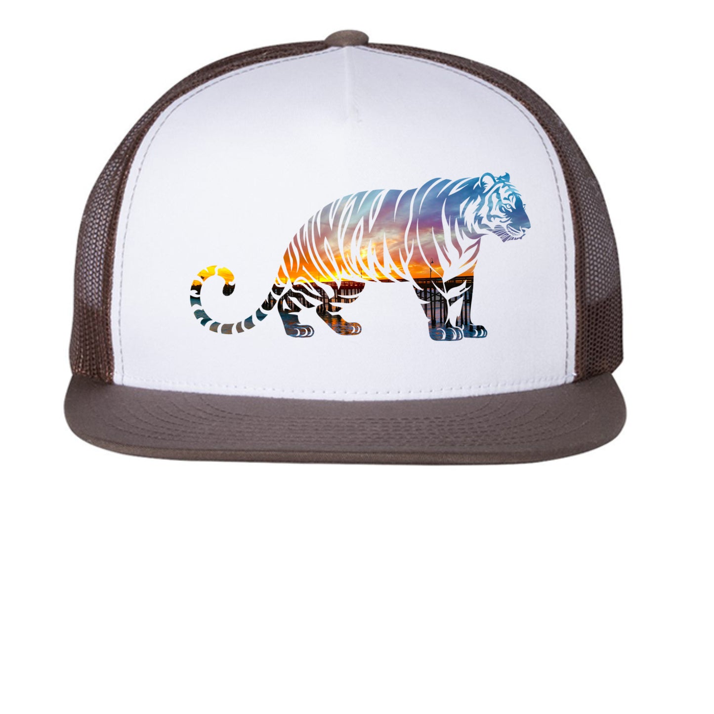 Brown/ White/ Brown - FRONT