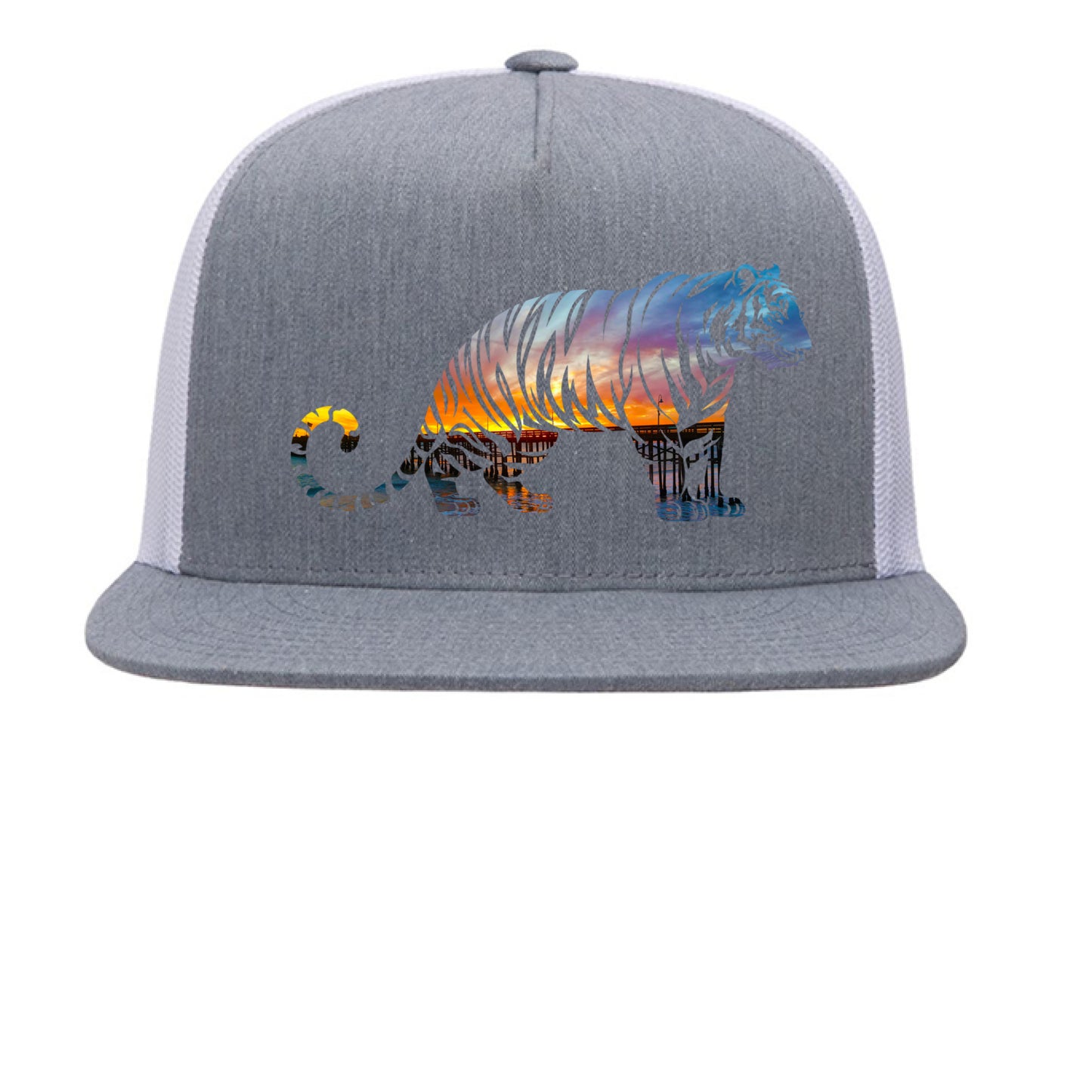 Heather/ White - FRONT