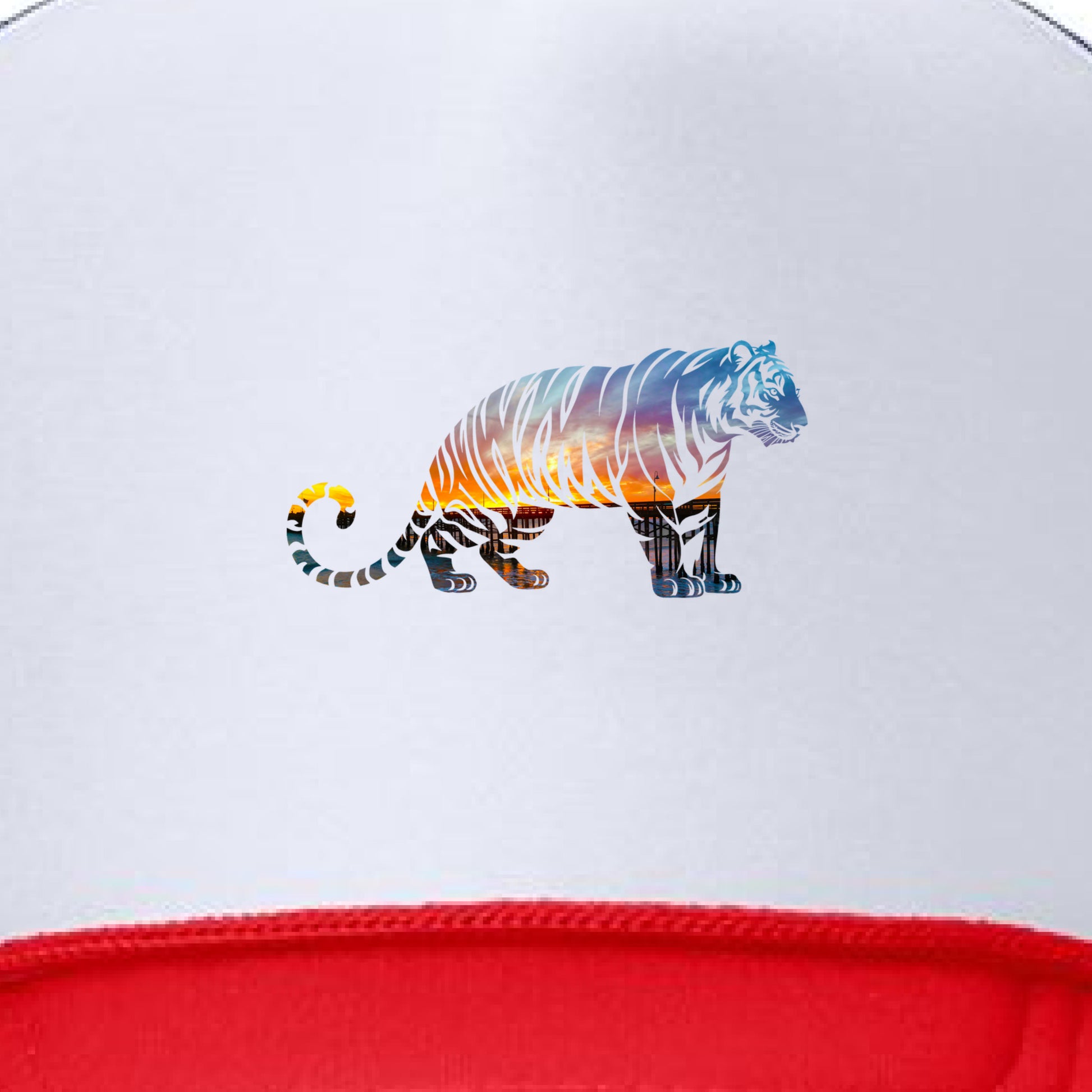 White/ Royal/ Red - FRONT