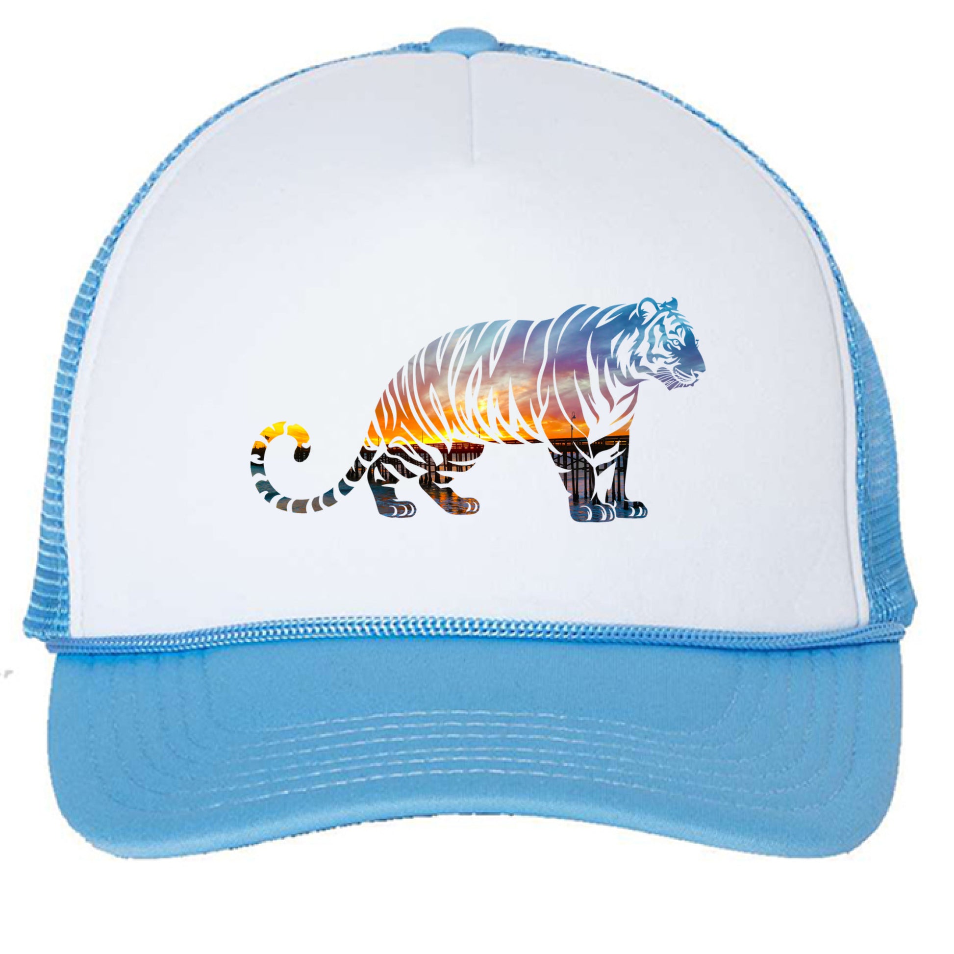 White/ Baby Blue - FRONT