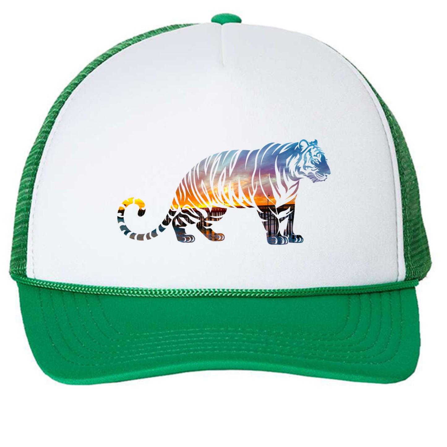 White/ Kelly - FRONT