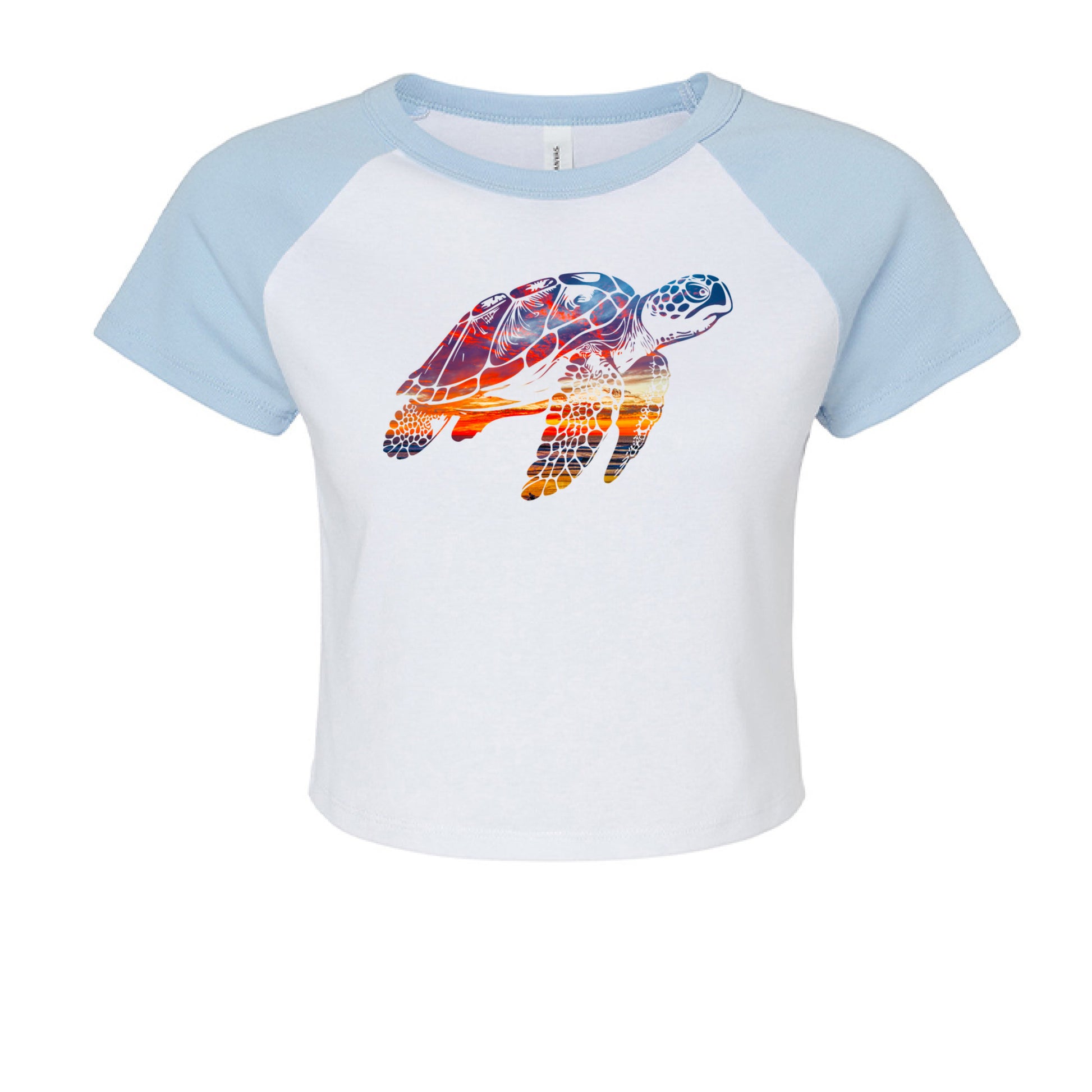 WHITE/ BABY BLUE - FRONT