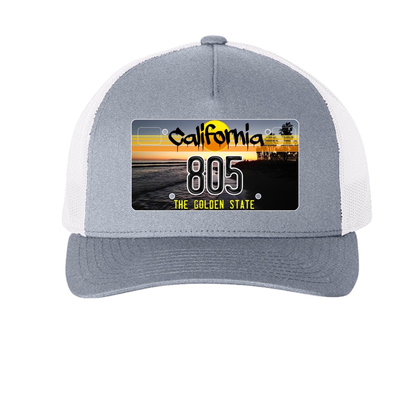 Heather/ White - FRONT