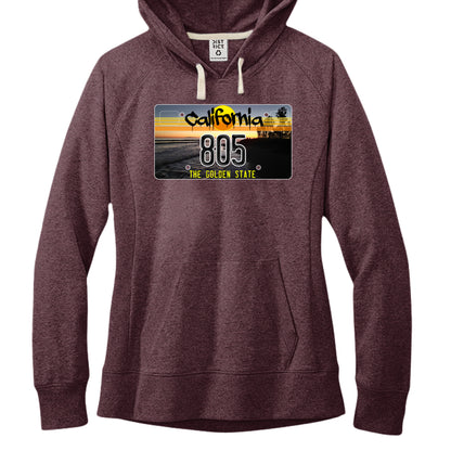 Maroon Heather - FRONT