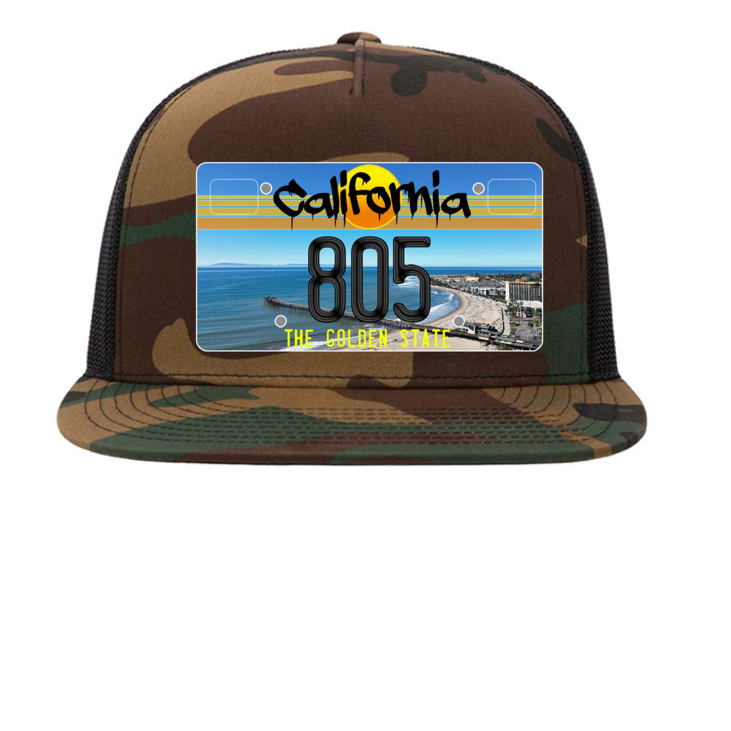 Green Camo/ Black - FRONT