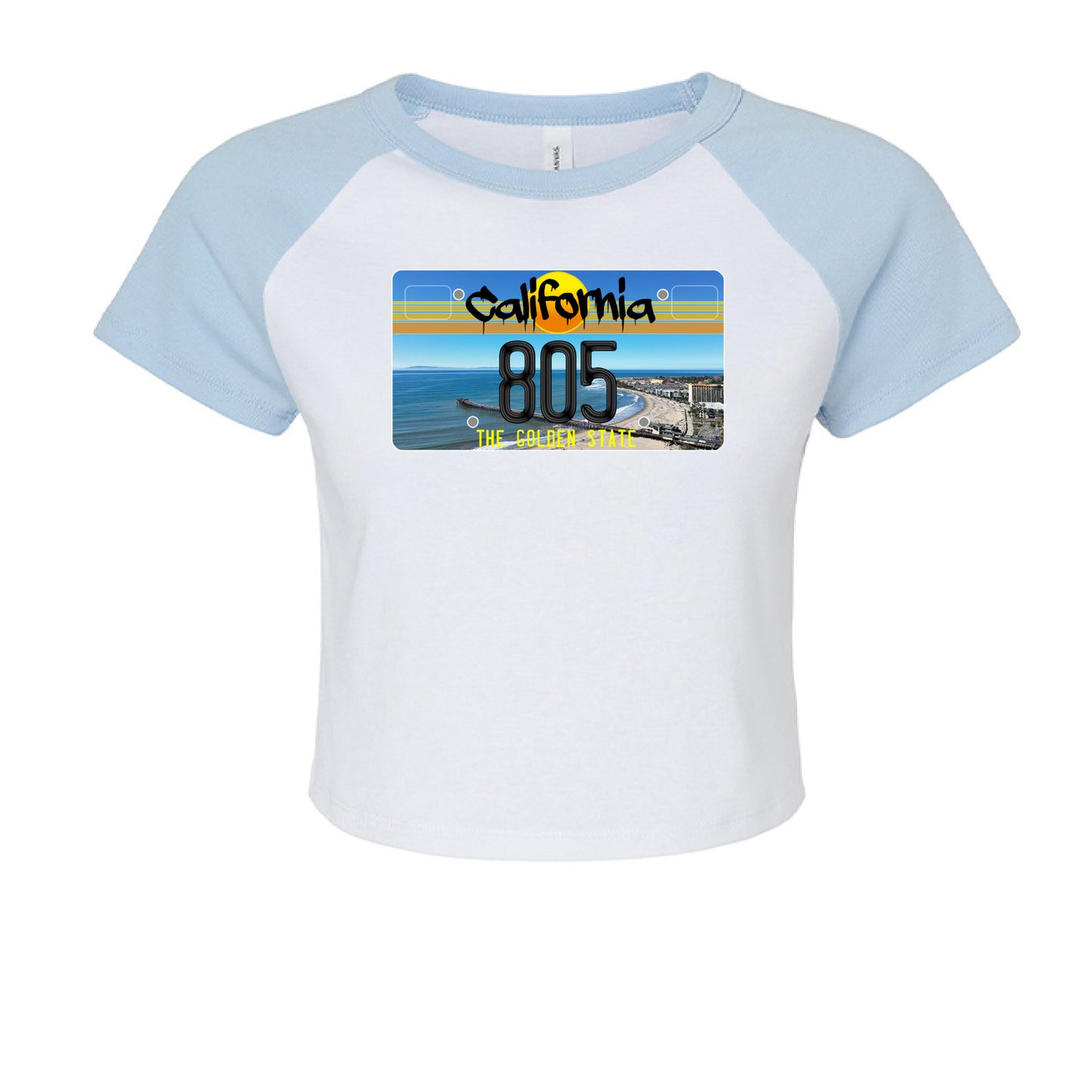 WHITE/ BABY BLUE - FRONT