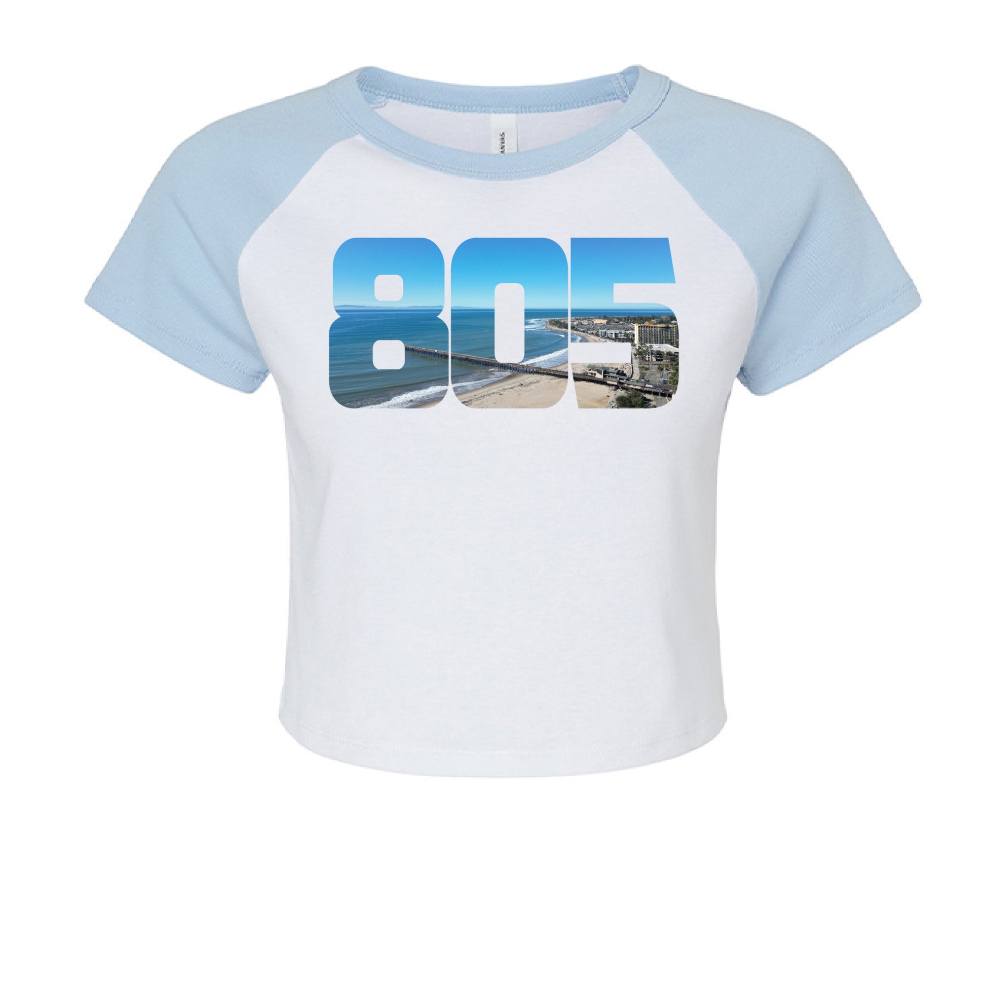 WHITE/ BABY BLUE - FRONT