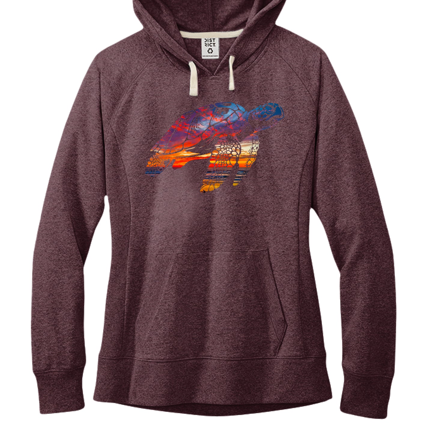 Maroon Heather - FRONT