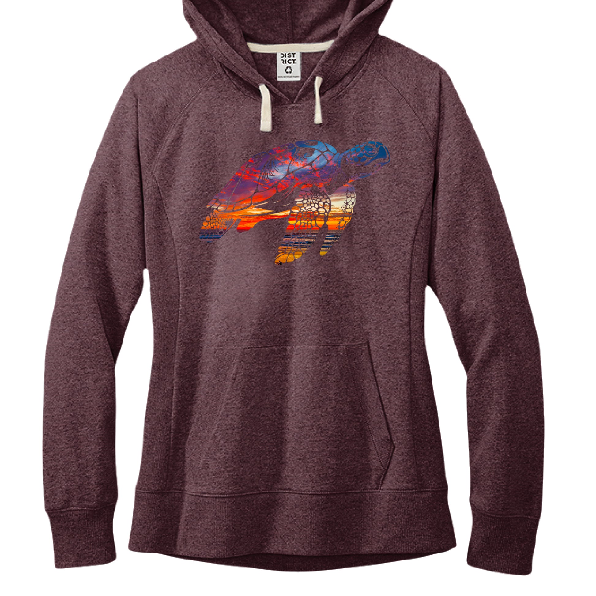 Maroon Heather - FRONT