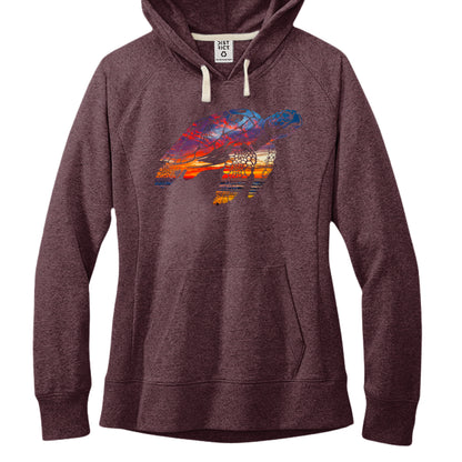 Maroon Heather - FRONT