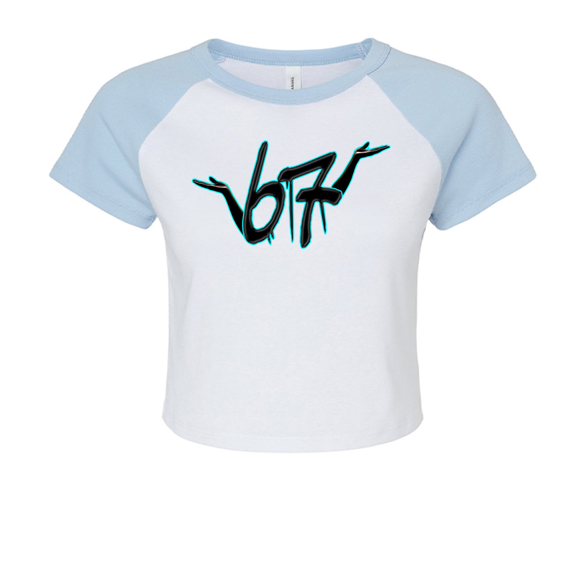 WHITE/ BABY BLUE - FRONT