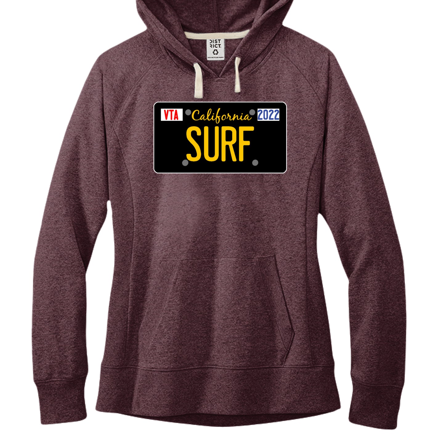 Maroon Heather - FRONT