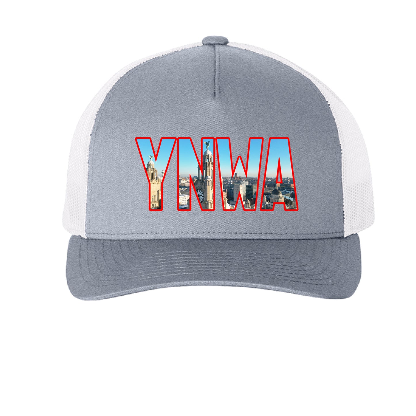 Heather/ White - FRONT