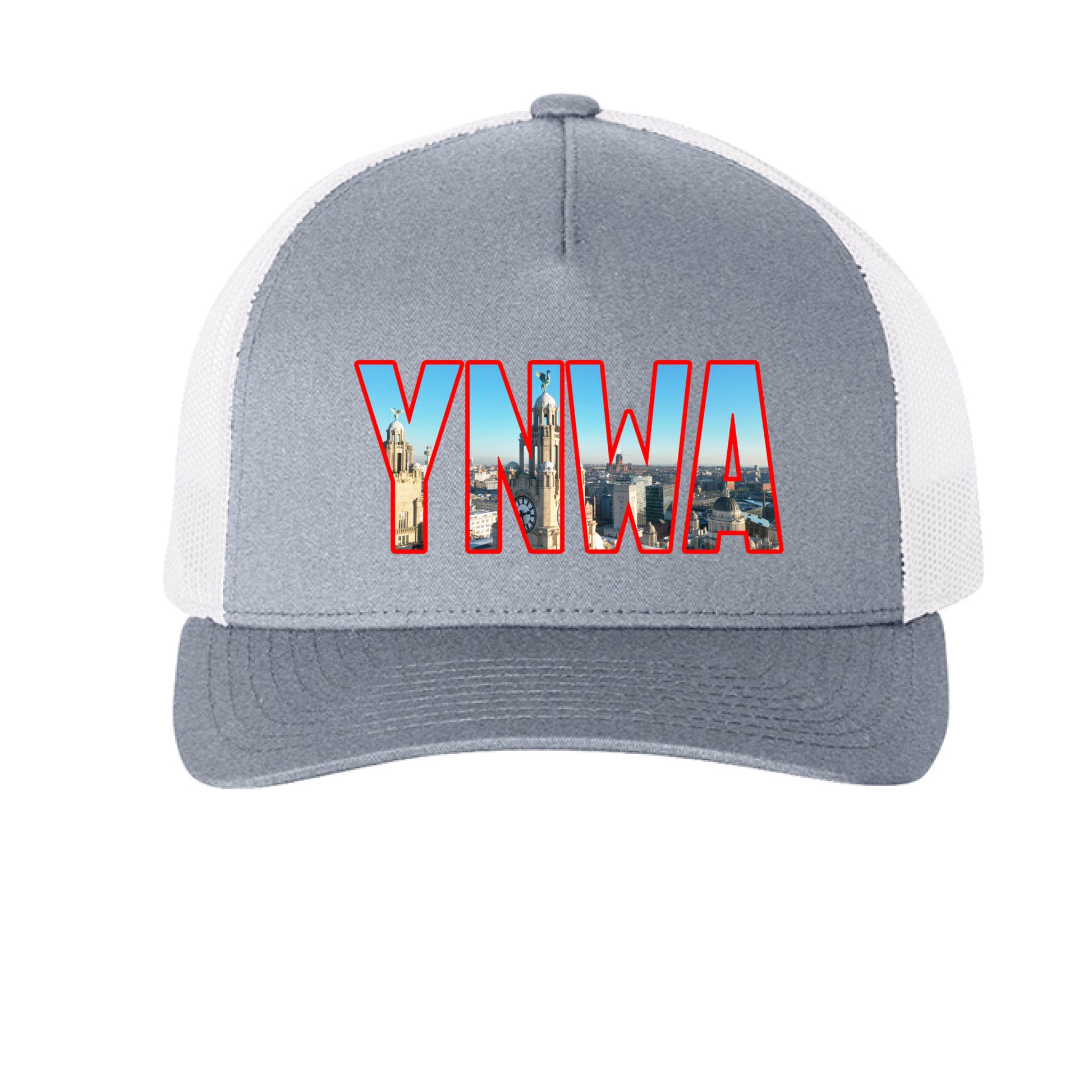 Heather/ White - FRONT