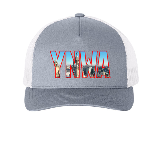 Heather/ White - FRONT