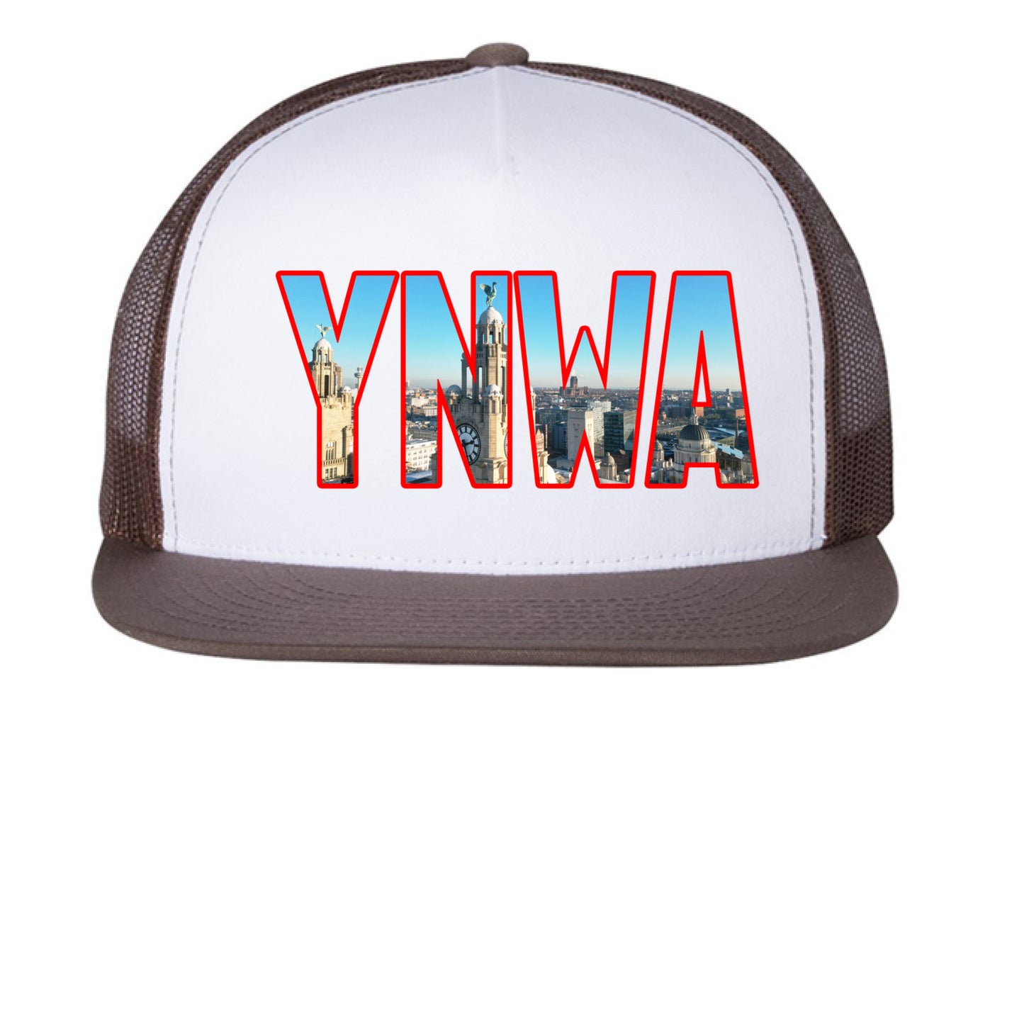 Brown/ White/ Brown - FRONT