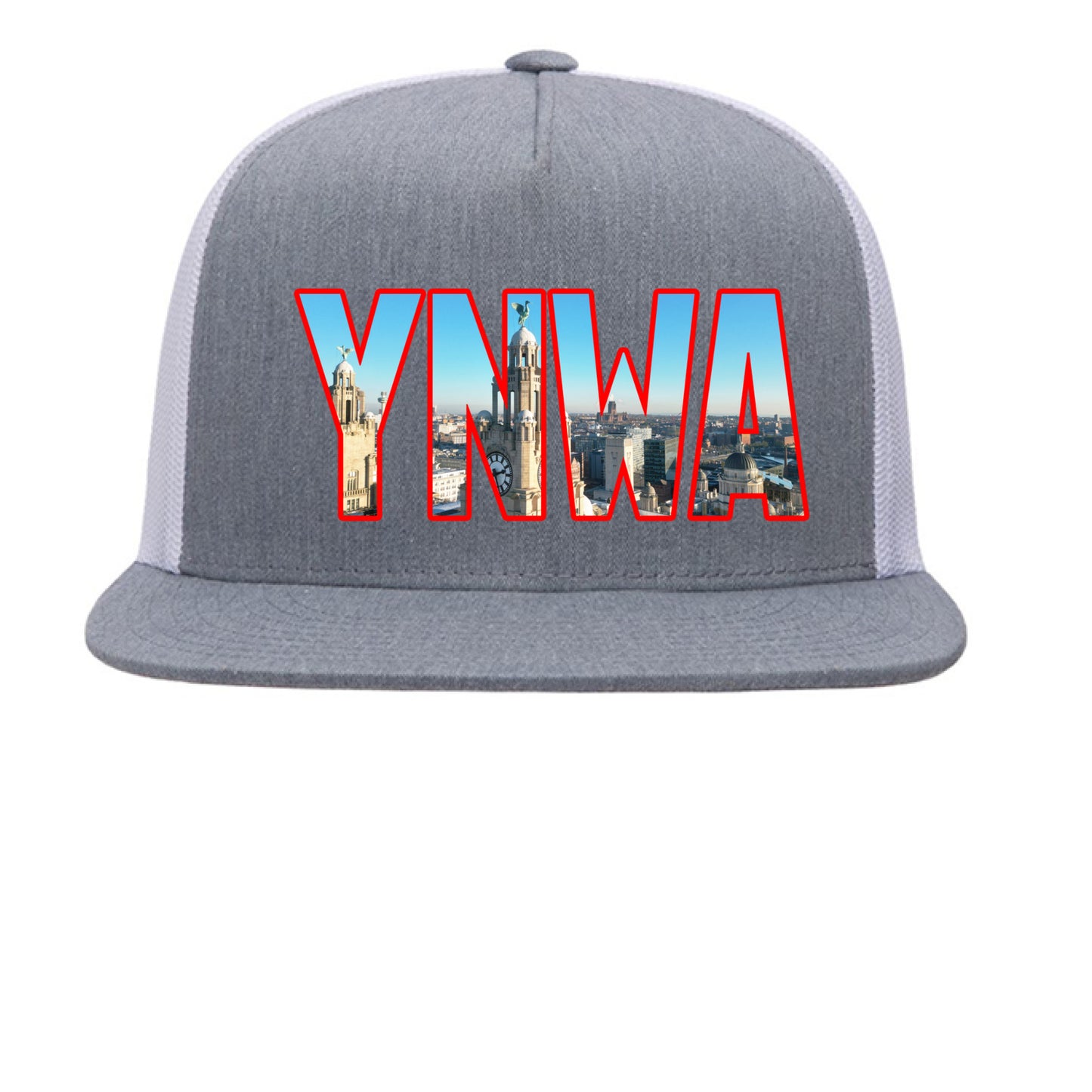 Heather/ White - FRONT